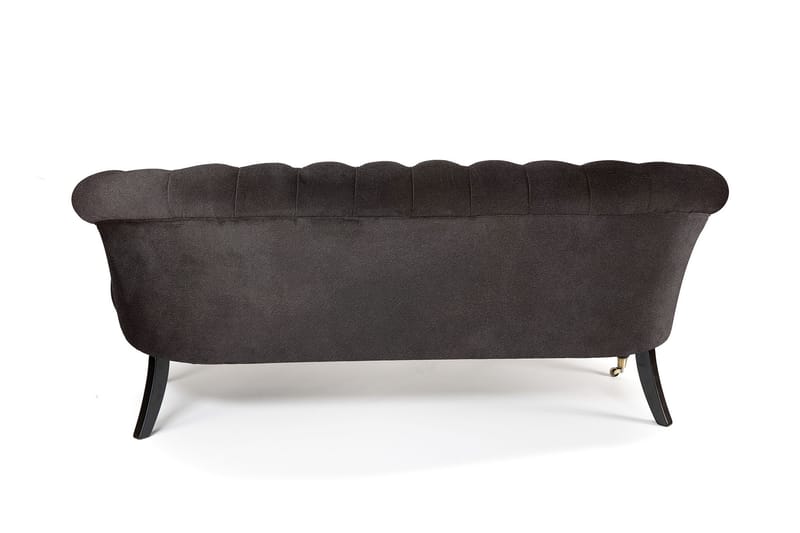 Chesterfield Ludovic Sofa 3-seters - Brun - Chesterfield sofaer - Sofa 3 seter - Fløyel sofaer