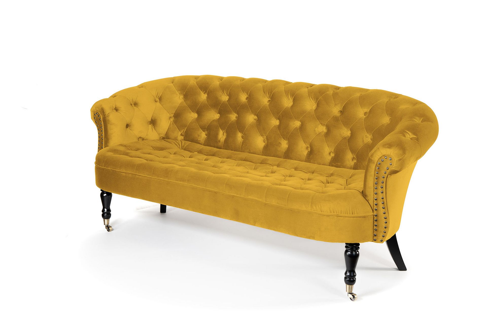 Chesterfield Ludovic Sofa 3-seters - Gul - Møbler - Sofaer - Sofa 3 seter