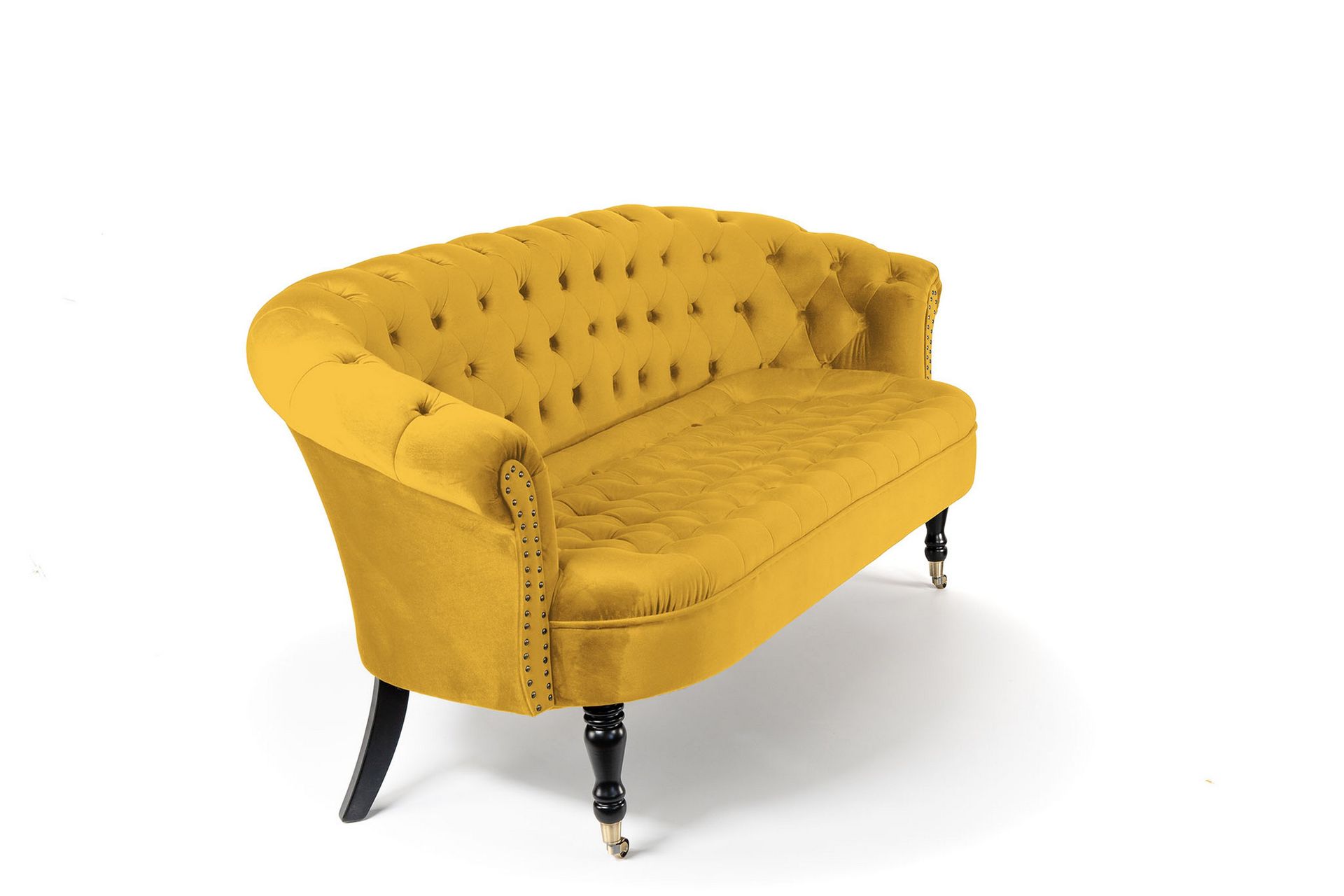 Chesterfield Ludovic Sofa 3-seters - Gul - Møbler - Sofaer - Sofa 3 seter