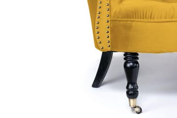Chesterfield Ludovic Sofa 3-seters - Gul - Møbler - Sofaer - Sofa 3 seter