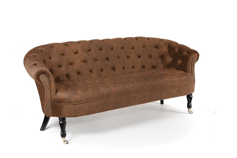 Chesterfield Ludovic Sofa 3-seters - Konjakk - Møbler - Sofaer - Sofa 3 seter