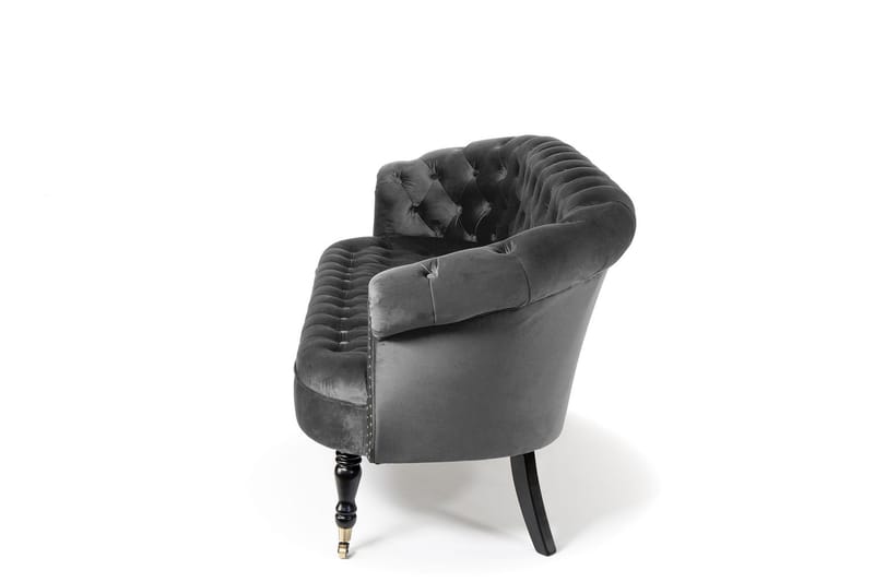 Chesterfield Ludovic Sofa 3-seters - Mørkegrå - Møbler - Sofaer - Sofa 3 seter