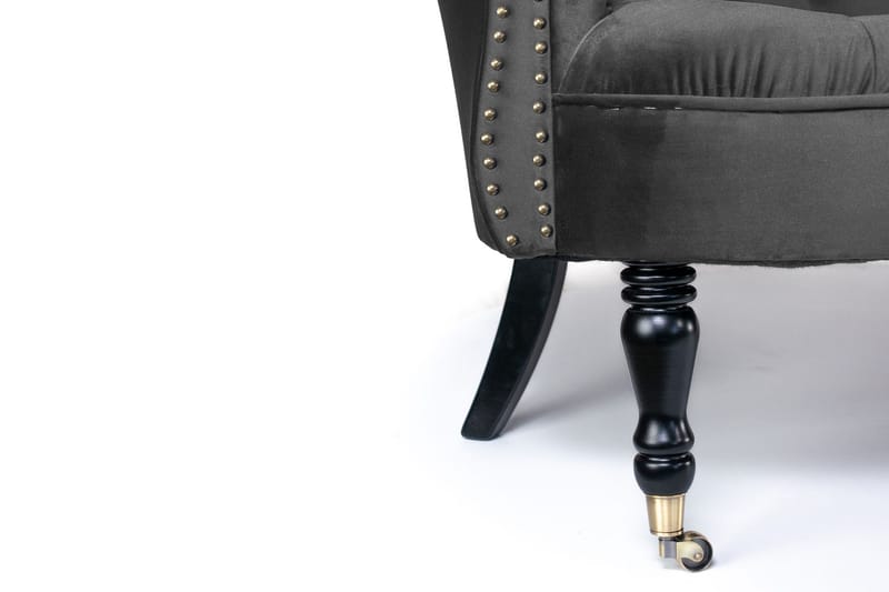Chesterfield Ludovic Sofa 3-seters - Mørkegrå - Møbler - Sofaer - Sofa 3 seter