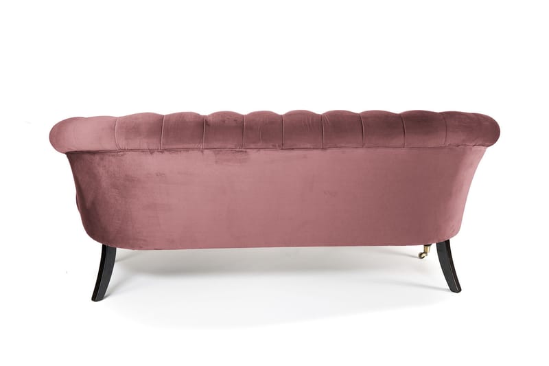 Chesterfield Ludovic Sofa 3-seters - Rosa - Chesterfield sofaer - Sofa 3 seter - Fløyel sofaer