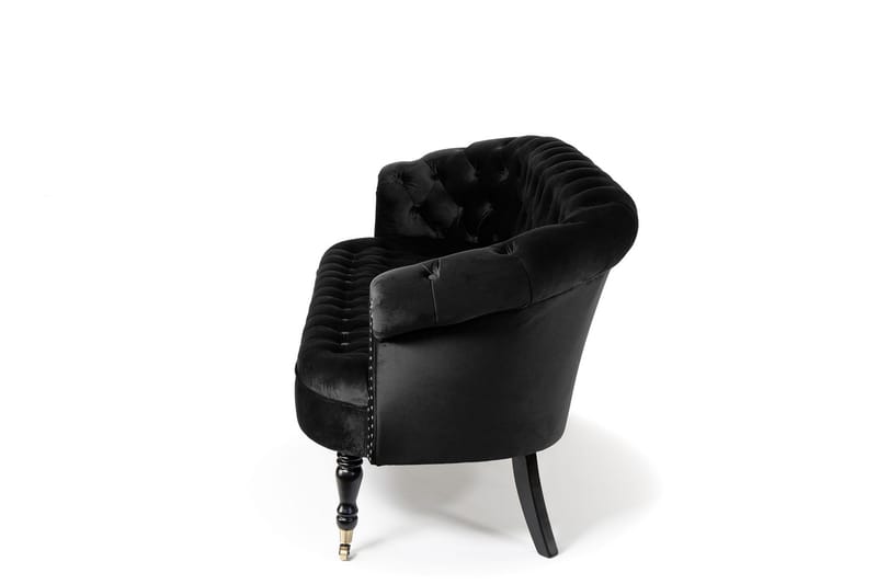 Chesterfield Ludovic Sofa 3-seters - Svart - Møbler - Sofaer - Sofa 3 seter