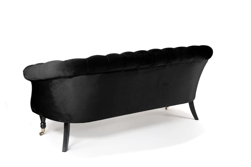 Chesterfield Ludovic Sofa 3-seters - Svart - Møbler - Sofaer - Sofa 3 seter