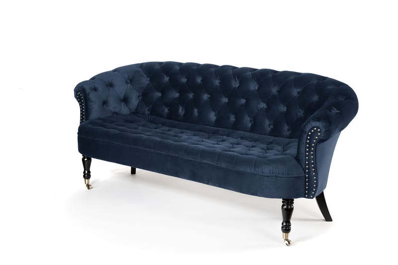 Chesterfield Ludovic Sofa 3-seters - Petrolblå - Møbler - Sofaer - Sofa 3 seter