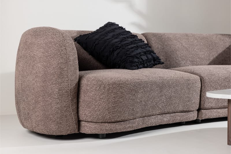 Cielo 3-seters Sofa - Brun - Sofa 3 seter