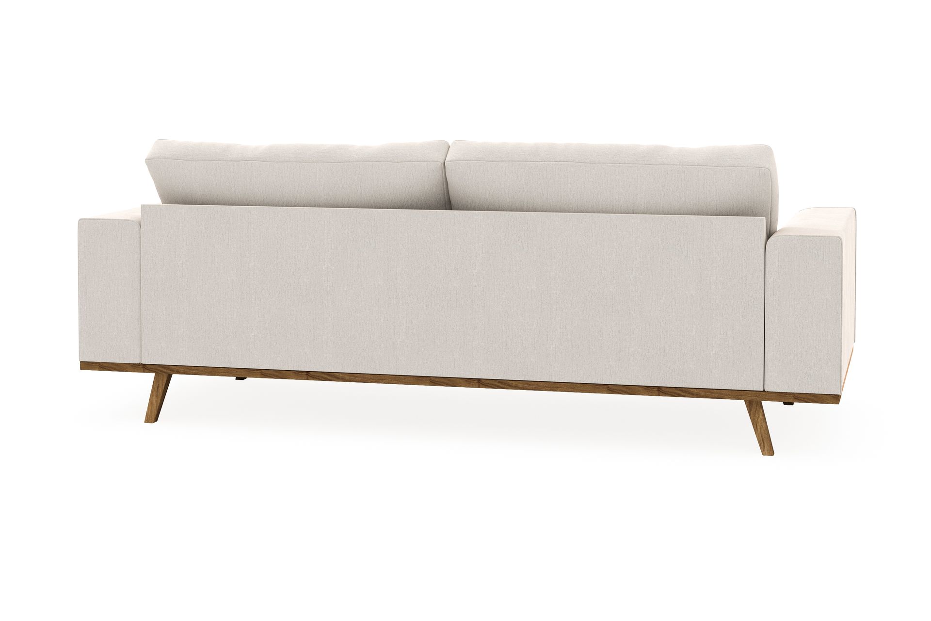Copenhagen 3-seters Fløyelssofa - Kremhvit - Møbler - Sofaer - Sofa 3 seter