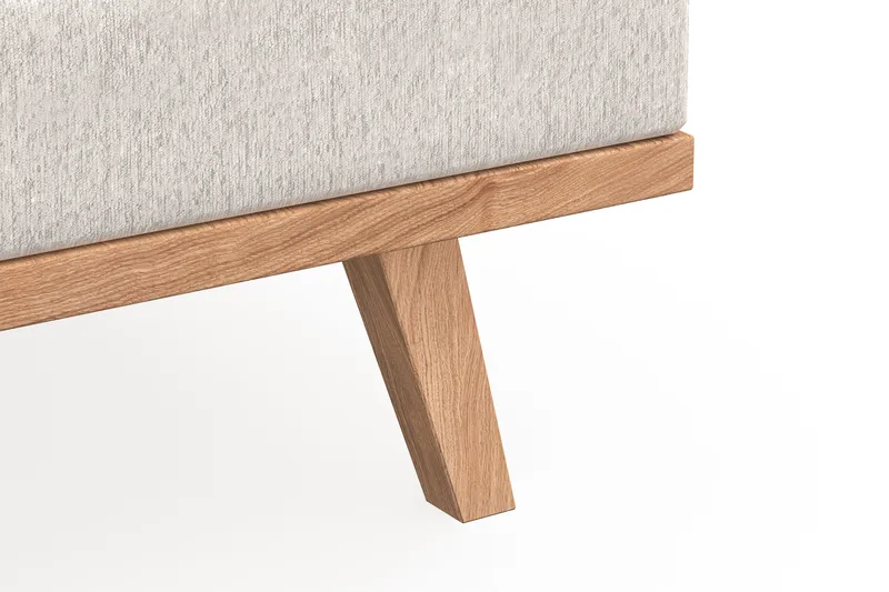 Copenhagen 3-seters Fløyelssofa - Kremhvit - Møbler - Sofaer - Sofa 3 seter