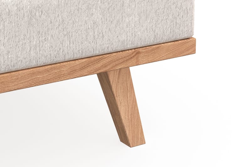 Copenhagen 3-seters Fløyelssofa - Kremhvit - Møbler - Sofaer - Sofa 3 seter