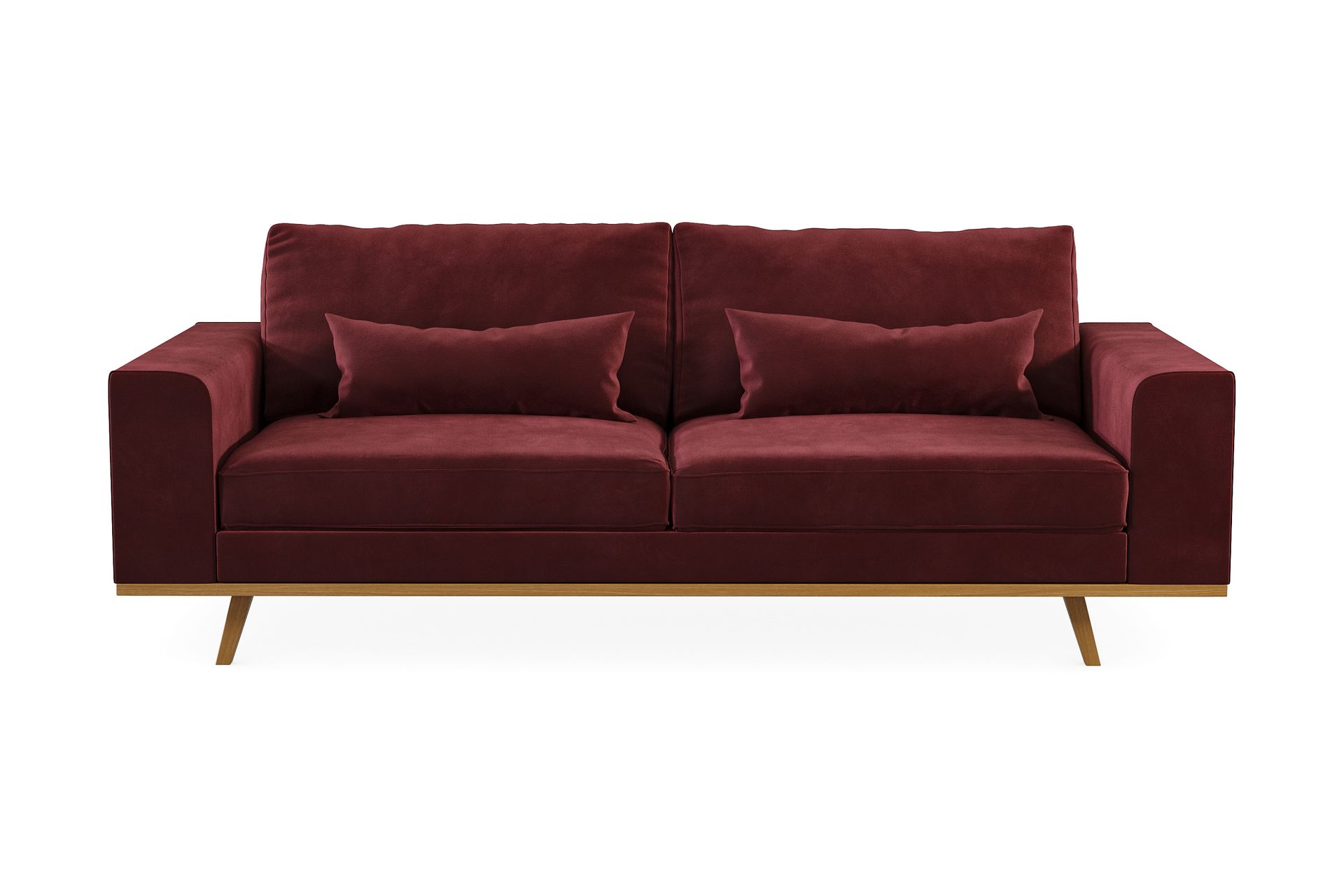 Copenhagen 3-seters Fløyelssofa - Lilla - Møbler - Sofaer - Sofa 3 seter