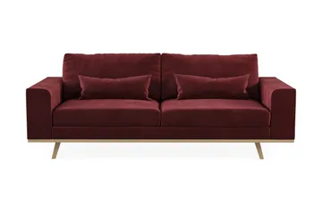 Copenhagen 3-seters Fløyelssofa