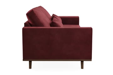 Copenhagen 3-seters Fløyelssofa - Lilla - Møbler - Sofaer - Sofa 3 seter