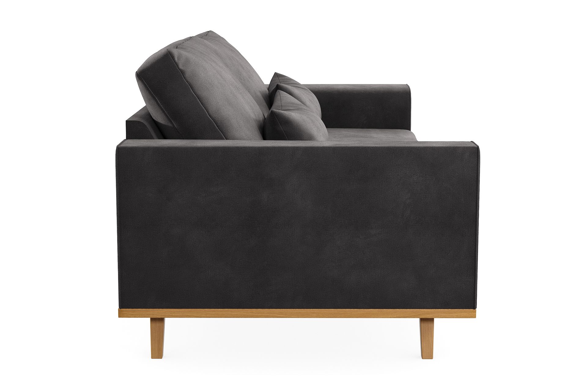 Copenhagen 3-seters Fløyelssofa - Mørk grå - Møbler - Sofaer - Sofa 3 seter