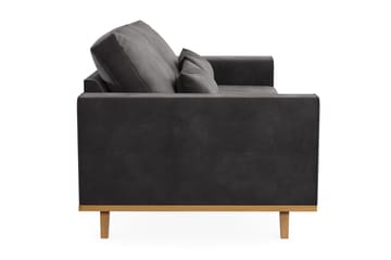 Copenhagen 3-seters Fløyelssofa - Mørk grå - Møbler - Sofaer - Sofa 3 seter