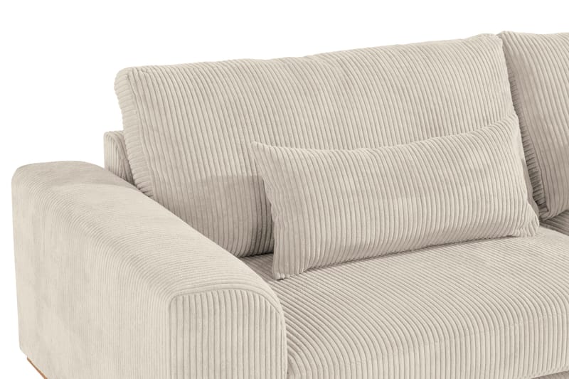 Copenhagen 3-seters Manchestersofa - Beige - Møbler - Sofaer - Sofa 3 seter