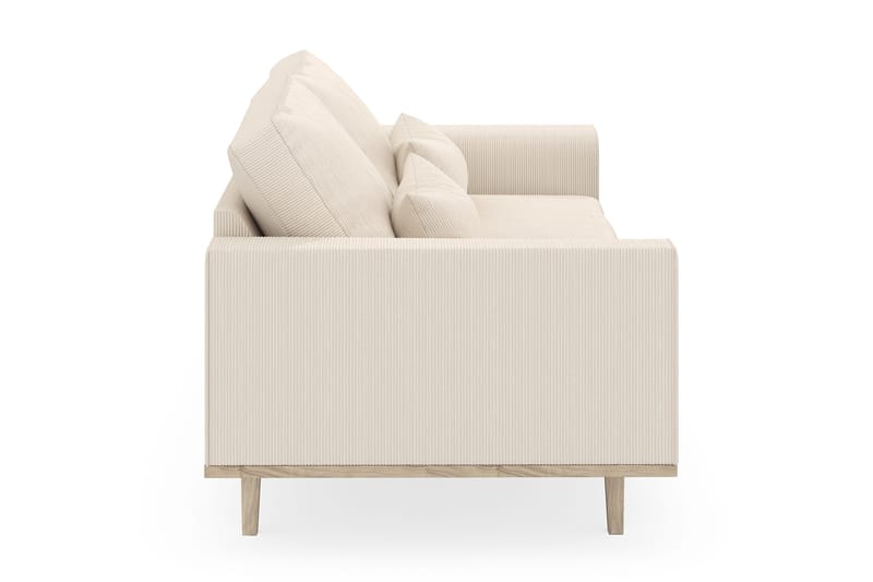 Copenhagen 3-seters Manchestersofa - Beige - Møbler - Sofaer - Sofa 3 seter