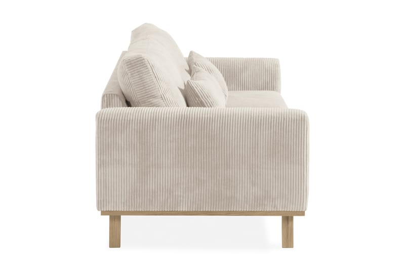 Copenhagen 3-seters Manchestersofa - Beige - Møbler - Sofaer - Sofa 3 seter