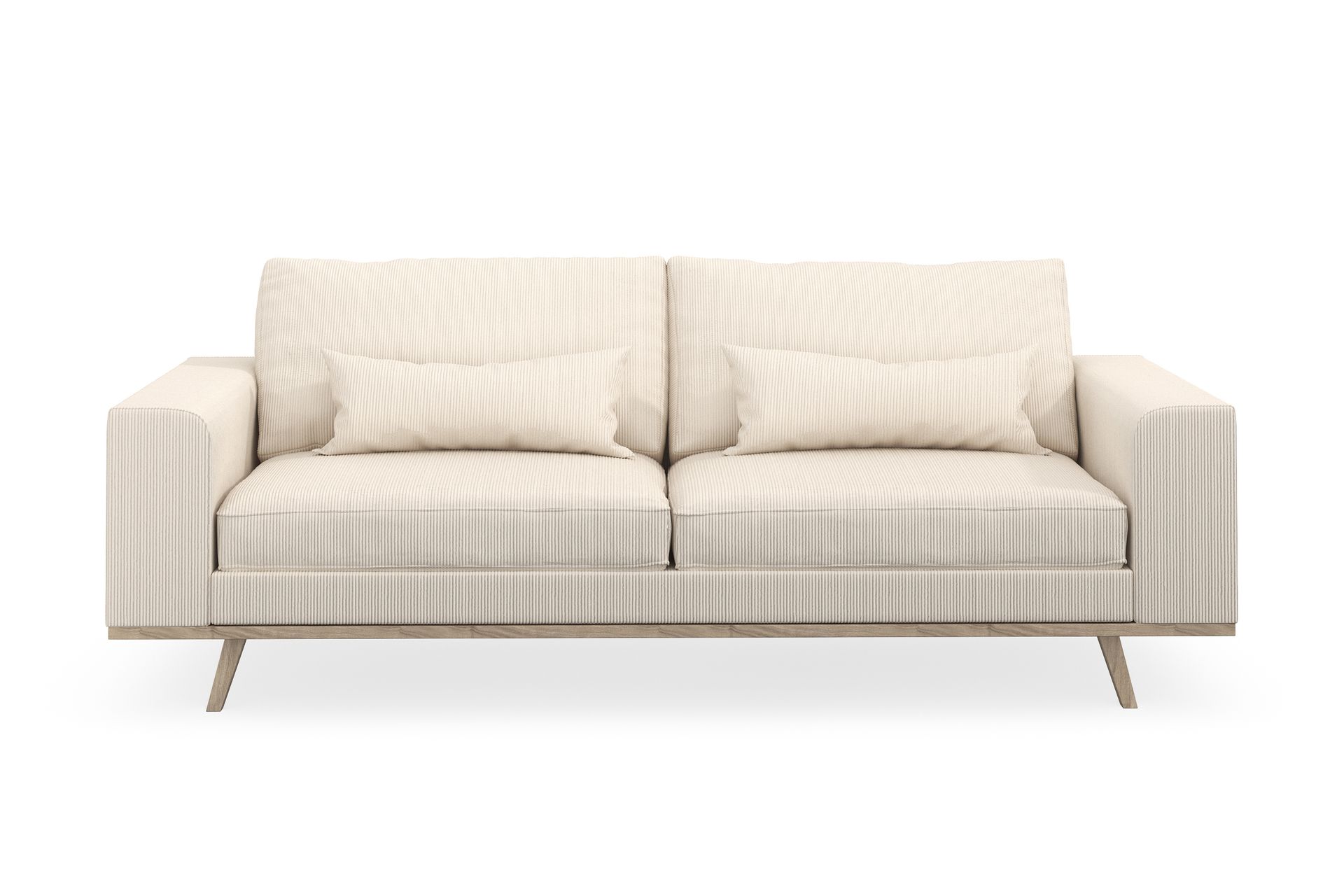 Copenhagen 3-seters Manchestersofa - Beige - Møbler - Sofaer - Sofa 3 seter