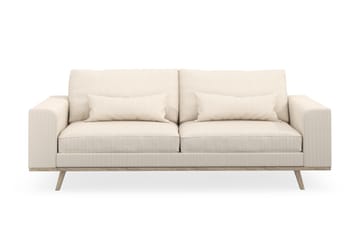 Copenhagen 3-seters Manchestersofa - Beige - Møbler - Sofaer - Sofa 3 seter
