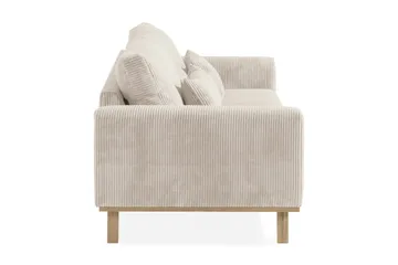 Copenhagen 3-seters Manchestersofa - Beige - Møbler - Sofaer - Sofa 3 seter