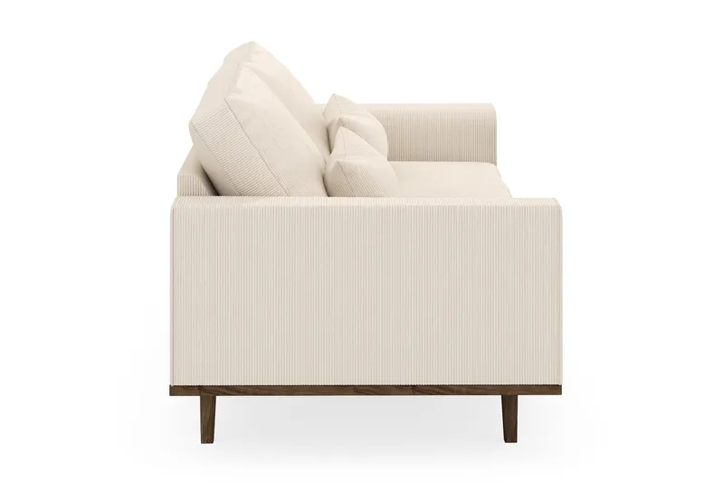 Copenhagen 3-seters Manchestersofa - Beige - Møbler - Sofaer - Sofa 3 seter