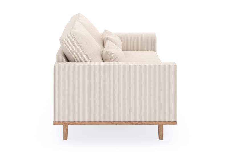Copenhagen 3-seters Manchestersofa - Beige - Møbler - Sofaer - Sofa 3 seter