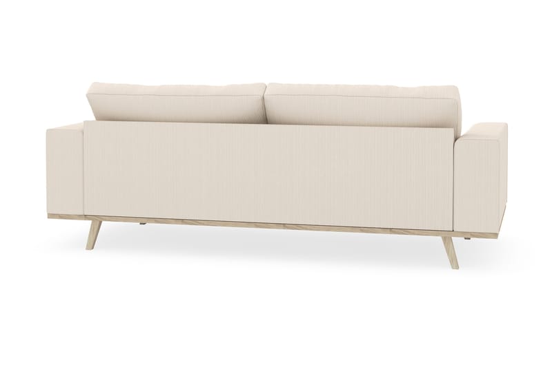 Copenhagen 3-seters Manchestersofa - Beige - Møbler - Sofaer - Sofa 3 seter