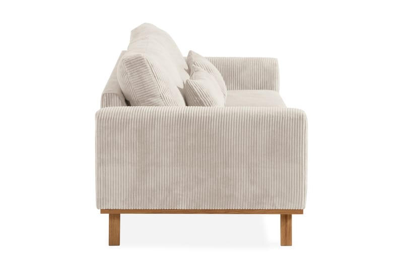 Copenhagen 3-seters Manchestersofa - Beige - Møbler - Sofaer - Sofa 3 seter