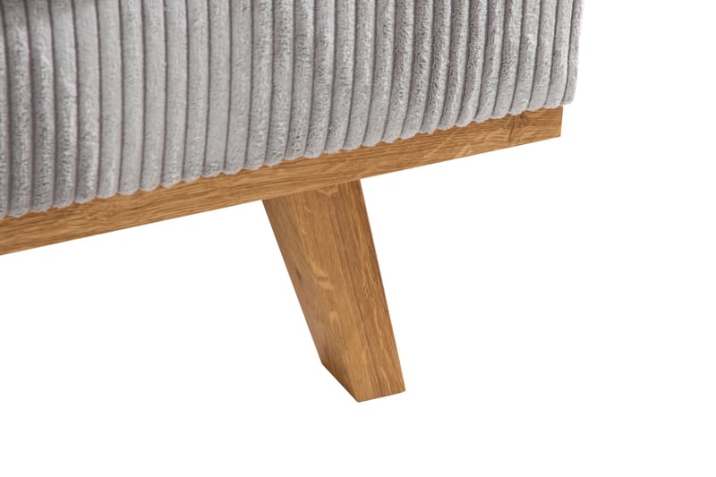 Copenhagen 3-seters Manchestersofa - Lys grå - Møbler - Sofaer - Sofa 3 seter