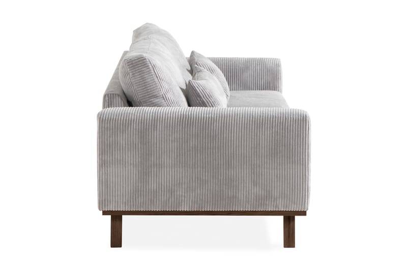 Copenhagen 3-seters Manchestersofa - Lys grå - Møbler - Sofaer - Sofa 3 seter