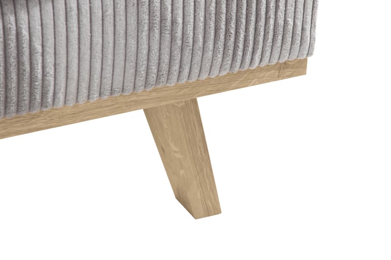 Copenhagen 3-seters Manchestersofa - Lys grå - Møbler - Sofaer - Sofa 3 seter