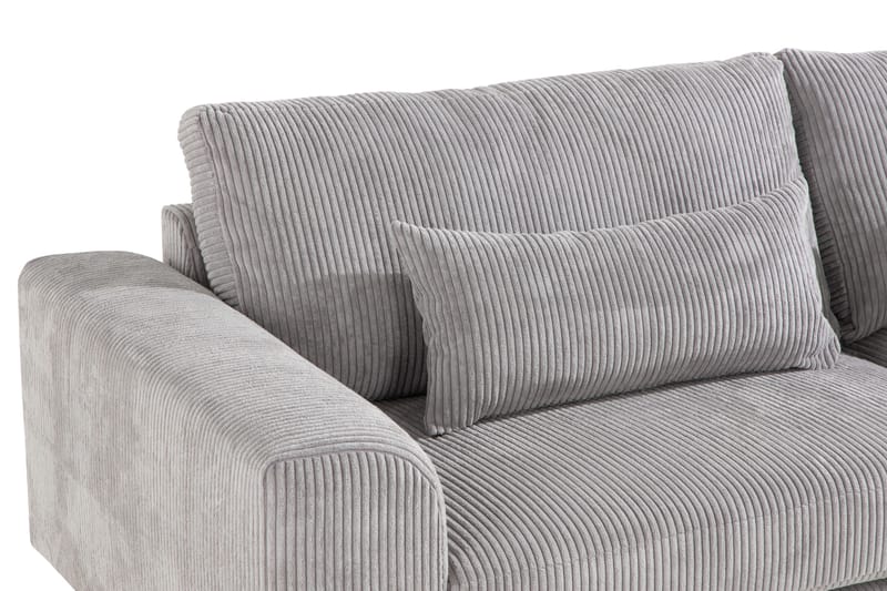 Copenhagen 3-seters Manchestersofa - Lys grå - Møbler - Sofaer - Sofa 3 seter