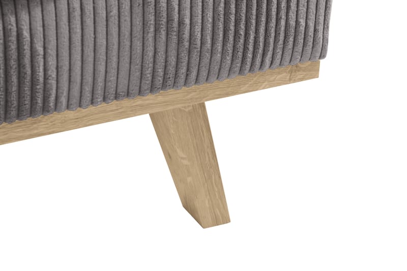 Copenhagen 3-seters Manchestersofa - Mørk grå - Møbler - Sofaer - Sofa 3 seter