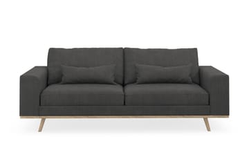 Copenhagen 3-seters Manchestersofa - Mørk grå - Møbler - Sofaer - Sofa 3 seter