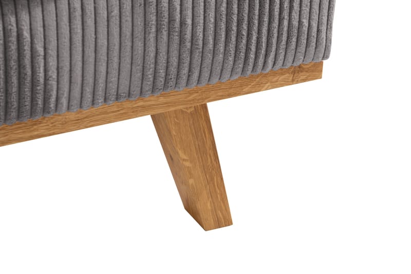 Copenhagen 3-seters Manchestersofa - Mørk grå - Møbler - Sofaer - Sofa 3 seter