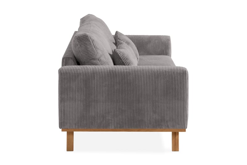 Copenhagen 3-seters Manchestersofa - Mørk grå - Møbler - Sofaer - Sofa 3 seter