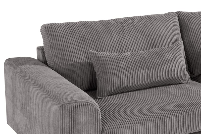 Copenhagen 3-seters Manchestersofa - Mørk grå - Møbler - Sofaer - Sofa 3 seter