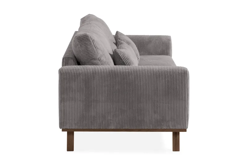 Copenhagen 3-seters Manchestersofa - Mørk grå - Møbler - Sofaer - Sofa 3 seter