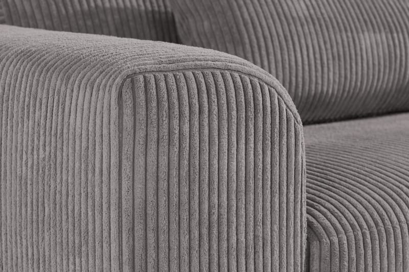 Copenhagen 3-seters Manchestersofa - Mørk grå - Møbler - Sofaer - Sofa 3 seter