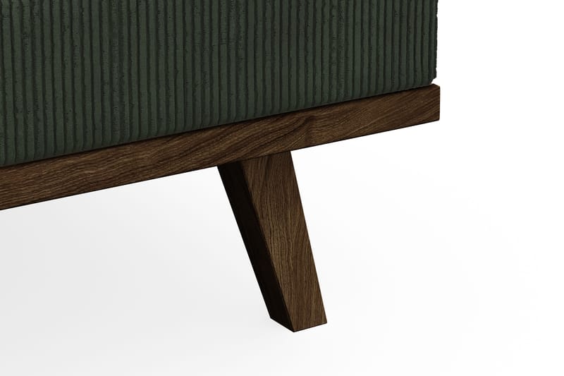 Copenhagen 3-seters Manchestersofa - Mørk grønn - Møbler - Sofaer - Sofa 3 seter