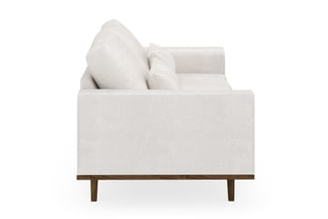 Copenhagen 3-seters Sofa i Bouclé - Hvit - Møbler - Sofaer - Sofa 3 seter