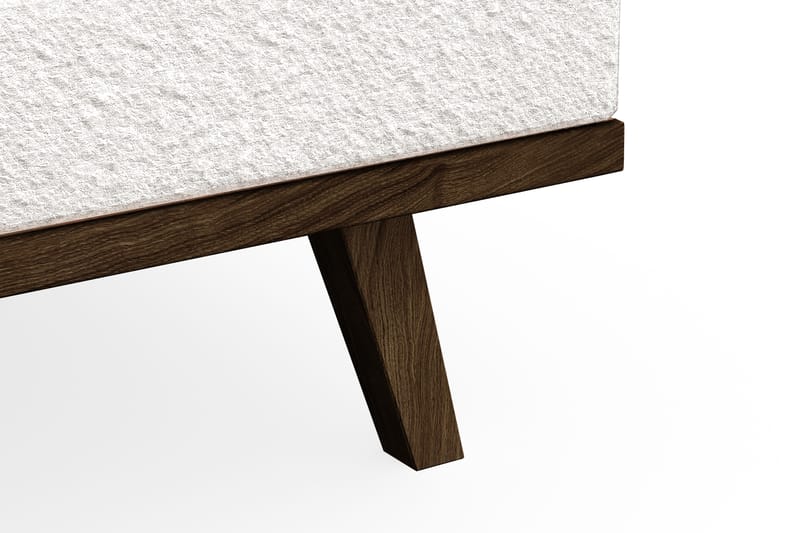 Copenhagen 3-seters Sofa i Bouclé - Hvit - Møbler - Sofaer - Sofa 3 seter