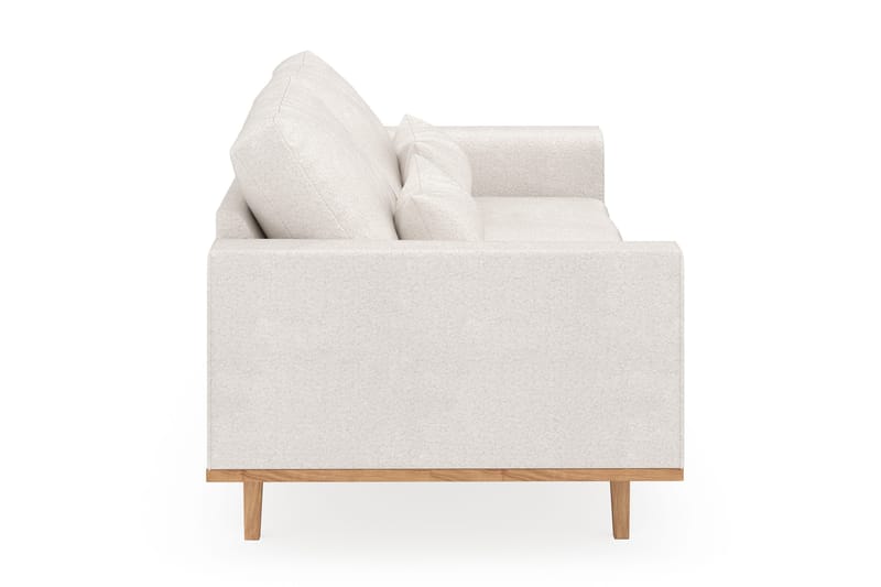 Copenhagen 3-seters Sofa i Bouclé - Hvit - Møbler - Sofaer - Sofa 3 seter
