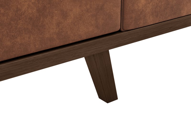 Copenhagen 3-seters Sofa i Kunstlær - Brun - Møbler - Sofaer - Sofa 3 seter