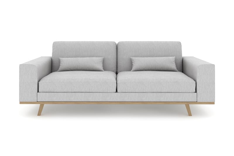 Copenhagen 3-seters Stoffsofa - Grå - Møbler - Sofaer - Sofa 3 seter