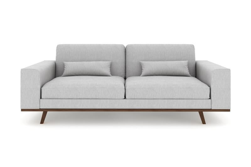Copenhagen 3-seters Stoffsofa - Grå - Møbler - Sofaer - Sofa 3 seter