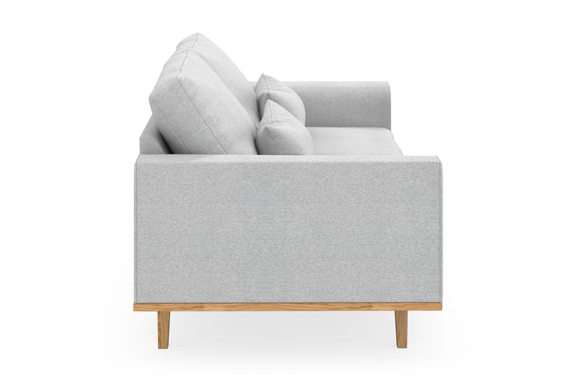 Copenhagen 3-seters Stoffsofa - Lys grå - Møbler - Sofaer - Sofa 3 seter