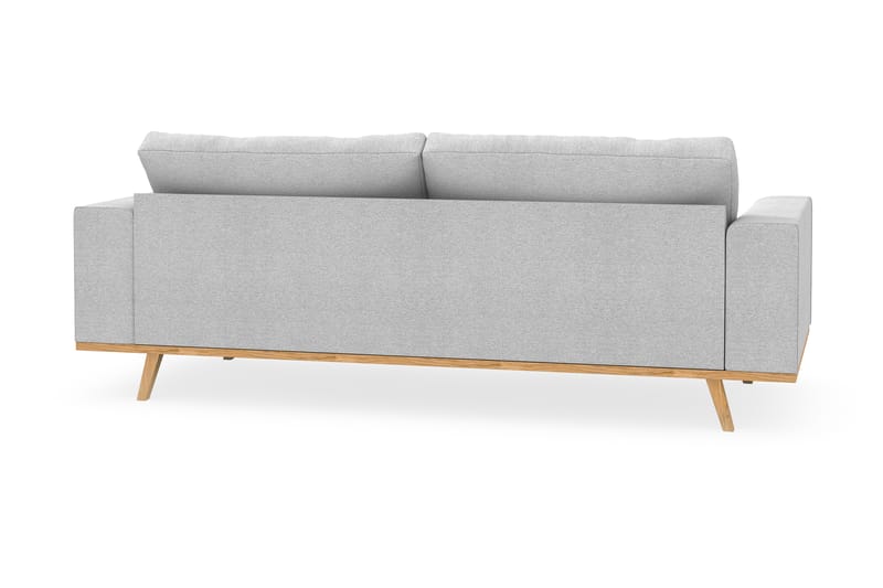 Copenhagen 3-seters Stoffsofa - Lys grå - Møbler - Sofaer - Sofa 3 seter